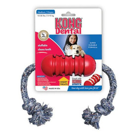 Kong Dental on Rope Medium