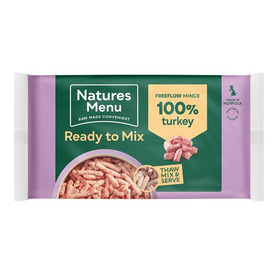 Natures Menu Raw Freeflow Turkey For Adult Dogs