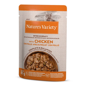 Natures Variety - Cat - Bites in Gravy - Chicken 85g