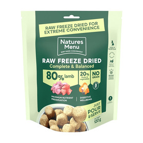 Natures Menu Freeze Dried Raw 80/20 - Lamb 120g