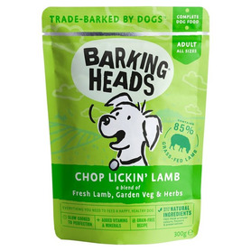 Barking Heads - Wet Dog Food - Chop Lickin' Lamb 300g 