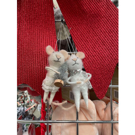 King & Queen of Wonderland Hanging Felt Decoration