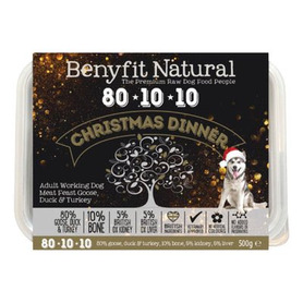 Benyfit Natural 80.10.10 Christmas Dinner Meat Feast 500g