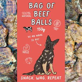 Just 'Ere Fot Treats - Bag of Beef Balls 150g
