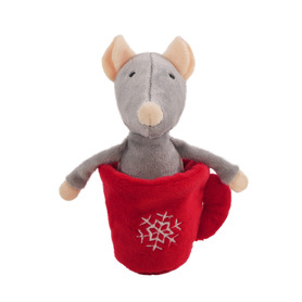 Rosewood Mouse In A Teacup Toy