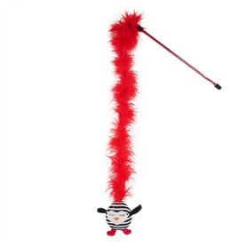 Rosewood Striped Penguin Feather Teaser