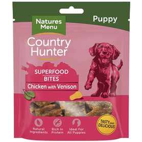 Natures Menu Country Hunter Puppy Superfood Bites - Chicken with Venison 70g