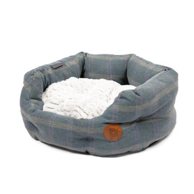 PetFace Heather Tweed Oval Pet Bed