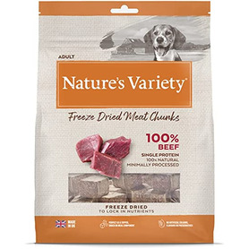 *50% OFF* Natures Variety - Freeze Dried Chunks - Beef 50g