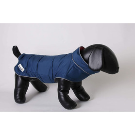 *REDUCED TO CLEAR*  Doodlebone Combi-Puffer Coat Blue/Raspberry X-Large