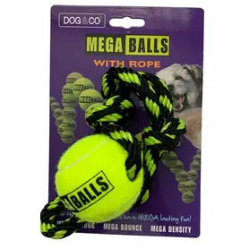 Hem and Boo Mega Ball with Rope 2.5"