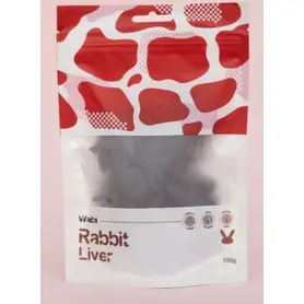 Waita Air Dried Rabbit Liver for Dogs & Cats 100g