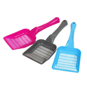 Animal Instincts Cat Litter Scoop Grey/Pink/Blue 28cm