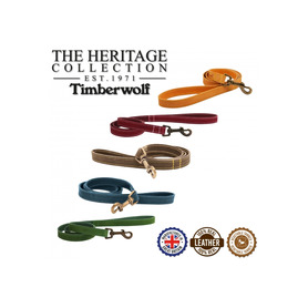 Ancol Timberwolf Leather Lead 