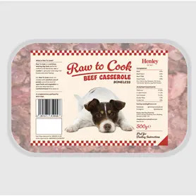 Henley Raw to Cook Beef Casserole 500g