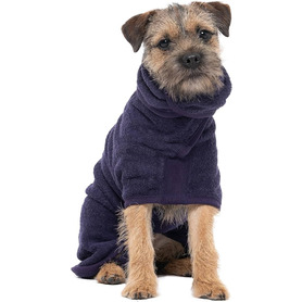 Ruff And Tumble Classic Dog Drying Coat Blackberry