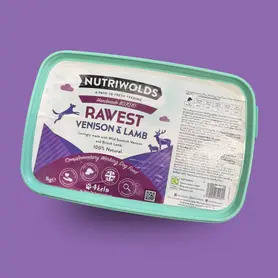 Nutriwolds Rawest Venison & Lamb 500g