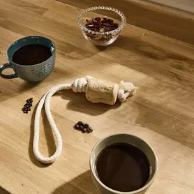 Elkwood - Coffee Wood Rope Toy