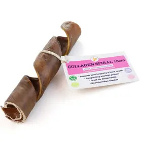JR Beef Collagen Spiral 15cm