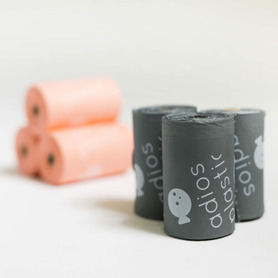 *10% OFF* Adios Plastic Grey - 4 Rolls (60 Bags)