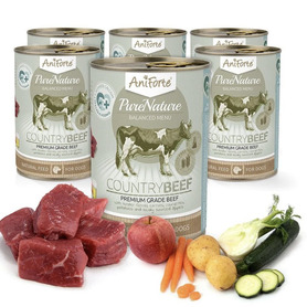 AniForte PureNature - Wet Food for Dogs - Country Beef Adult 400g