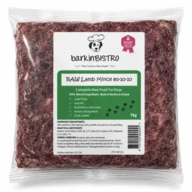 Barkin Bistro Raw Lamb 80:10:10 1KG