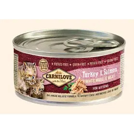 Carnilove Turkey & Salmon Kitten Wet Tin 100g 