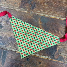 Christmas Dots Bandana - Medium