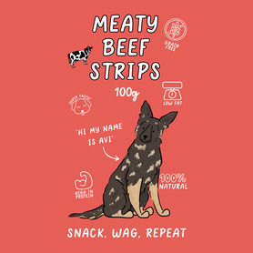Just 'Ere Fot Treats - Meaty Beef Strips - 100g