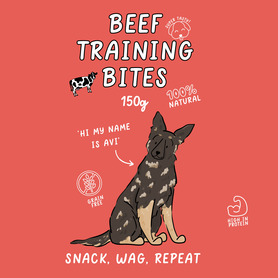 Just 'Ere Fot Treats - Beef Training Bites - 150g