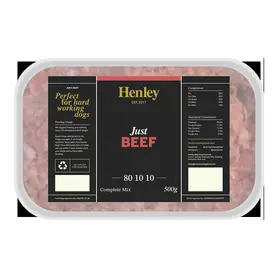 Henley Raw Just Ox 500g