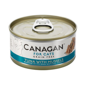 Canagan Cat Food Can 75g - Tuna with Mussels