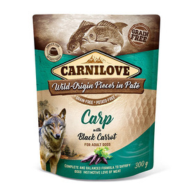 Carnilove Dog Pouch - Carp with Black Carrot 300g