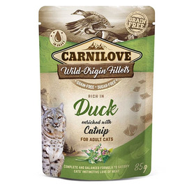 Carnilove Cat Pouch - Duck with Catnip 85g