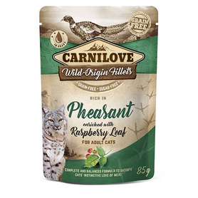 Carnilove Cat Pouch - Pheasant with Raspberry Leaves 85g