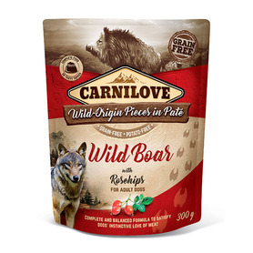 Carnilove Dog Pouch - Wild Boar with Rosehip 300g