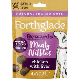 *20%OFF*Forthglade Meaty Nibbles - Chicken with Liver 70g