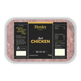 Henley Raw Just Chicken 500g