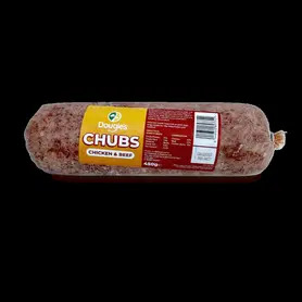 Dougies Chubs Chicken & Beef 450g