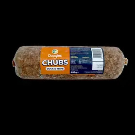 Dougies Chubs Duck & Tripe 450g