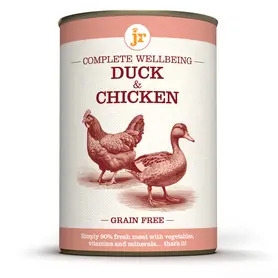 JR Complete Wellbeing Duck & Chicken 400g