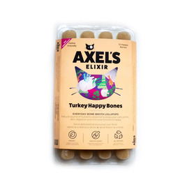 Axel's Elixir Cat - Turkey Happy Bones, Bone Broth (12 x 20g)