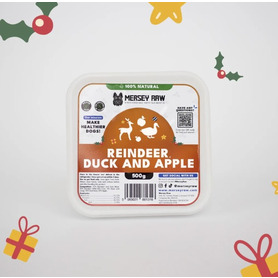 Mersey Raw 80:10:10 - Reindeer, Duck & Apple 500g