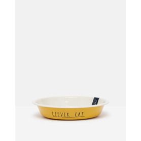 Joules Clever Cat Gold Cat Bowl