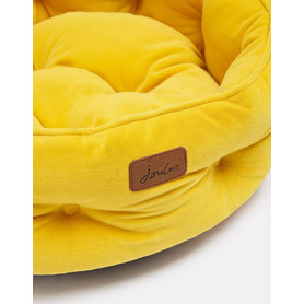 Joules Chesterfield Pet Bed Yellow