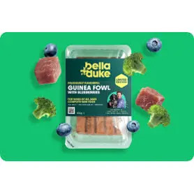 Bella & Duke Guinea Fowl with Blueberries 400g