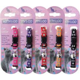 Hem&Boo Polka Dot Cat Collar - Assorted Colours