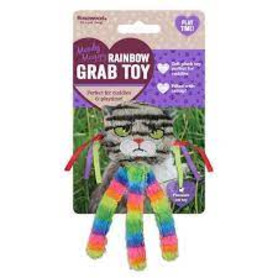 Rosewood Moody Moggy Rainbow Grab Toy