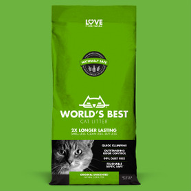 Worlds Best Cat Litter Original Unscented (green)