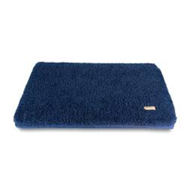 Earthbound Crate Mat Removable Sherpa Waterproof Navy - Small